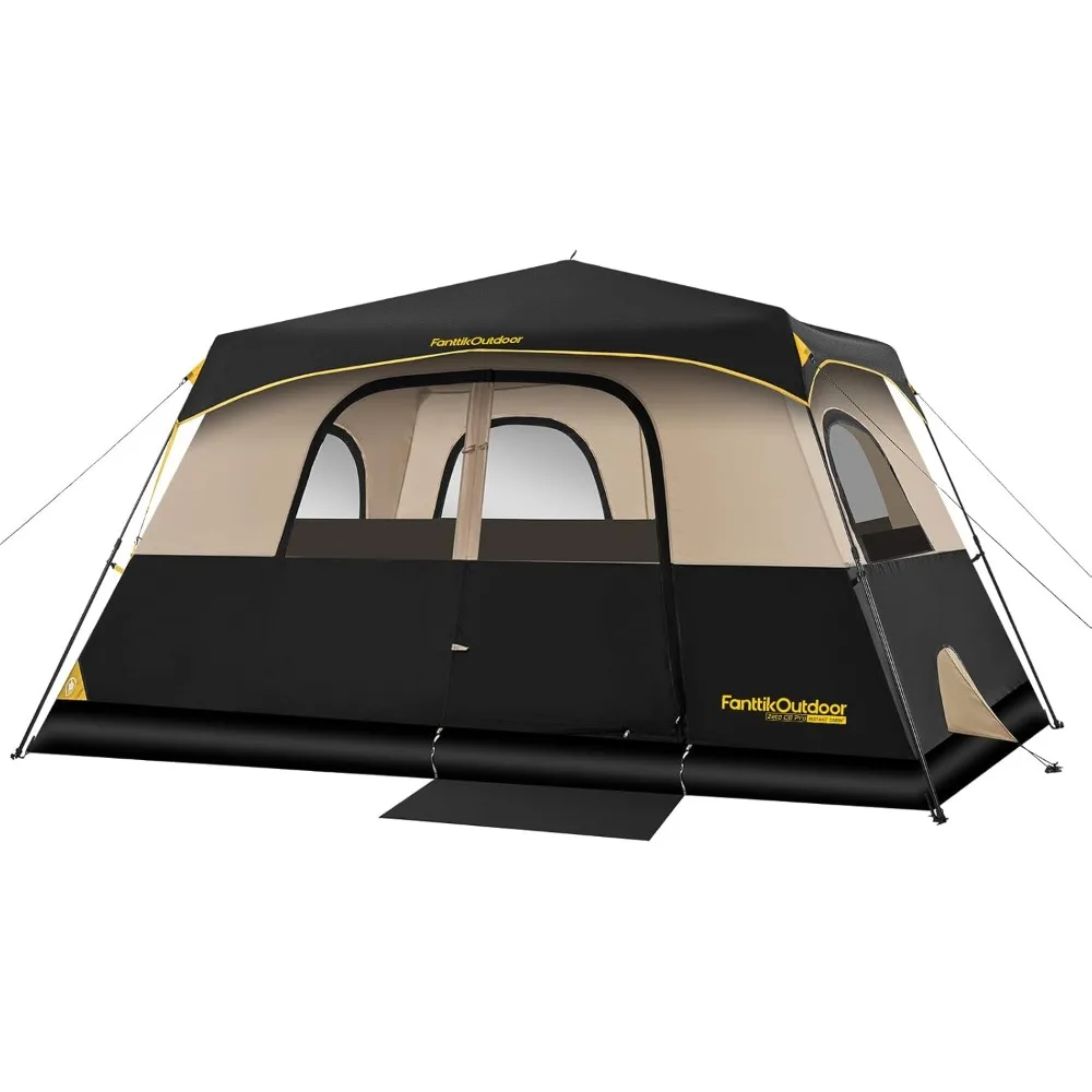 

Camping Tent 8Person Instant Cabin Tent Setup in 60s with Rainfly Portable Tent with Carry Bag for Family Camping & Hiking