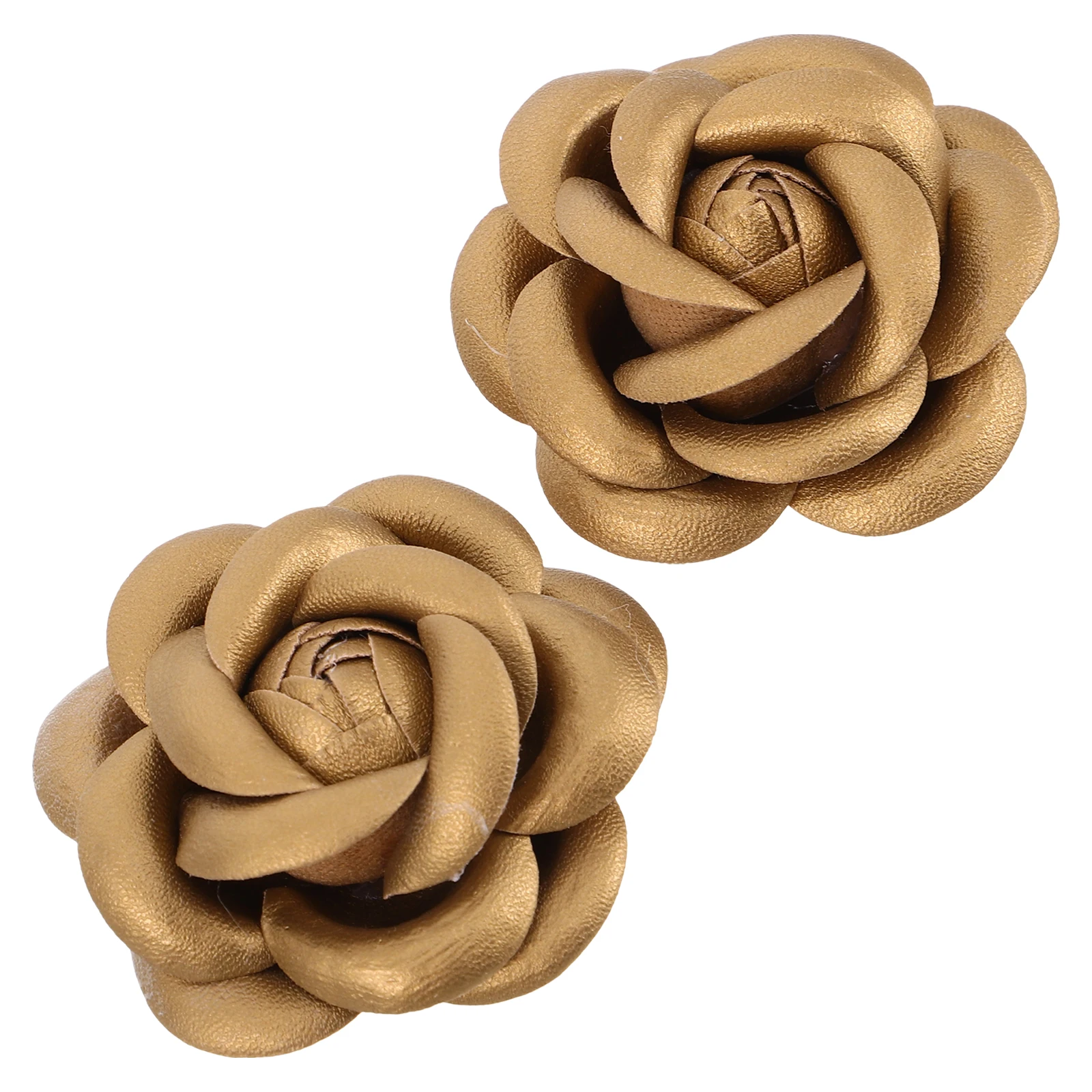 

2 Pcs Boot Roses Shoe Charms Women PU Flower Clips Embellishment Sneakers Decor Accessories Shoe Buckle