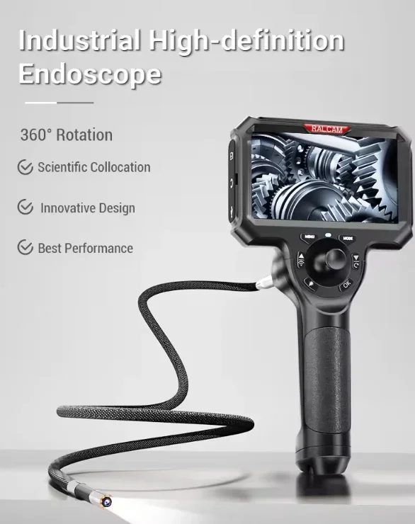 Oferta de fábrica 4 vias câmera de direção de 360 graus Ip67 boroscópio à prova d'água