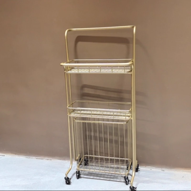 

Luxury Freestanding Towel Rack Bathroom Floor Organizer with Shelves Modern Bathtub Side Storage Stand Hotel Style Towel Holder