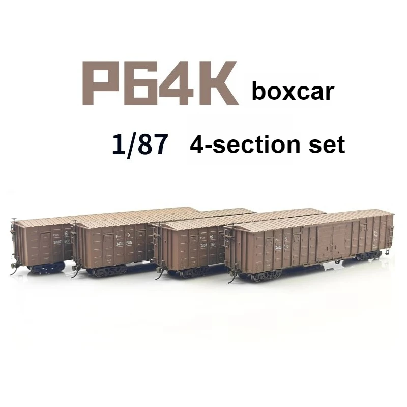 

CMR HO Type 1/87 Train Model P64K Boxcar Carriage HO New Version 4 Sections 4 Combinations To Choose Carriage Set Boy Toy Gift