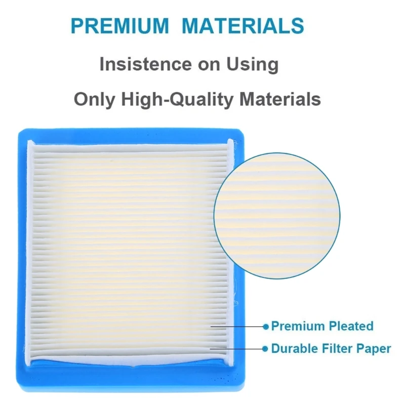 Filtre à Air efficace, 2 pièces, moteur remplacement, pré-filtre, outils nettoyage ménager, pièce jardin pour coupe