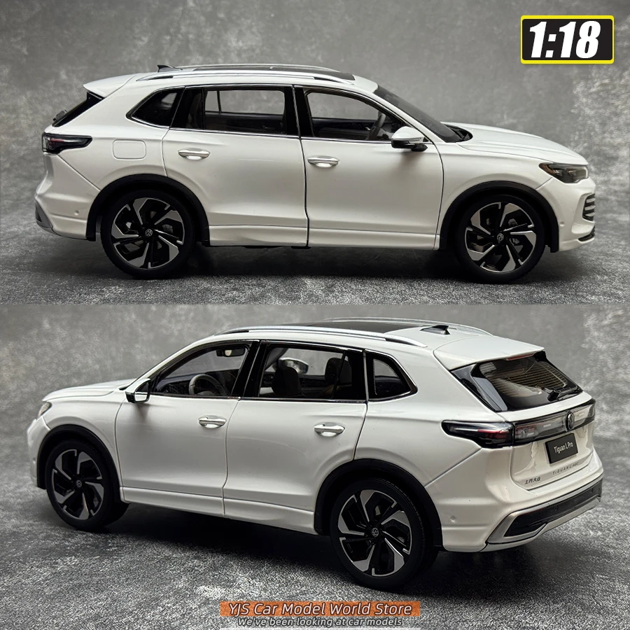 OEM Car Model TIGUAN L Pro 2024 1:18 Metal car model SUV static decoration holiday gift collection