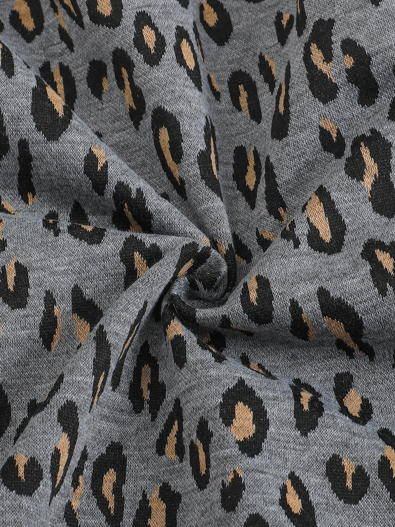 Baby Frühling Herbst Grau Leopardenmuster Hut Langarm Strampler Anzug für Kleinkinder Kleinkind Kleidung All-in-One-Anzug mit Hut – Detail 8