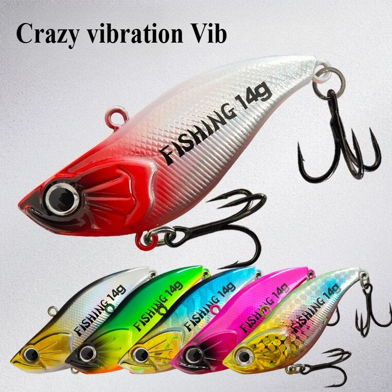

3pcs 6g-27g VIB Lure Noisy Fishing Bait Jerk Sinking Hard Wobbler Long Casting Lure Artificial Wobbler Plastic Hard Bait