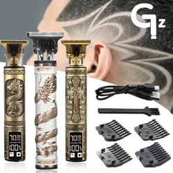 2023 T9 0mm Professional Hair Clipper Beard Trimmer Electric Razors Men Hair Shaver Beard Barber Hair Cut Cutting Machine