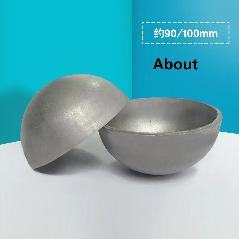 Ferro Semi Esférico Corrimão Coluna Vedação Tampão Decorativo Diâmetro 90 100 mm de Aço Carbono Soldado Oco Ferro Hemisfério