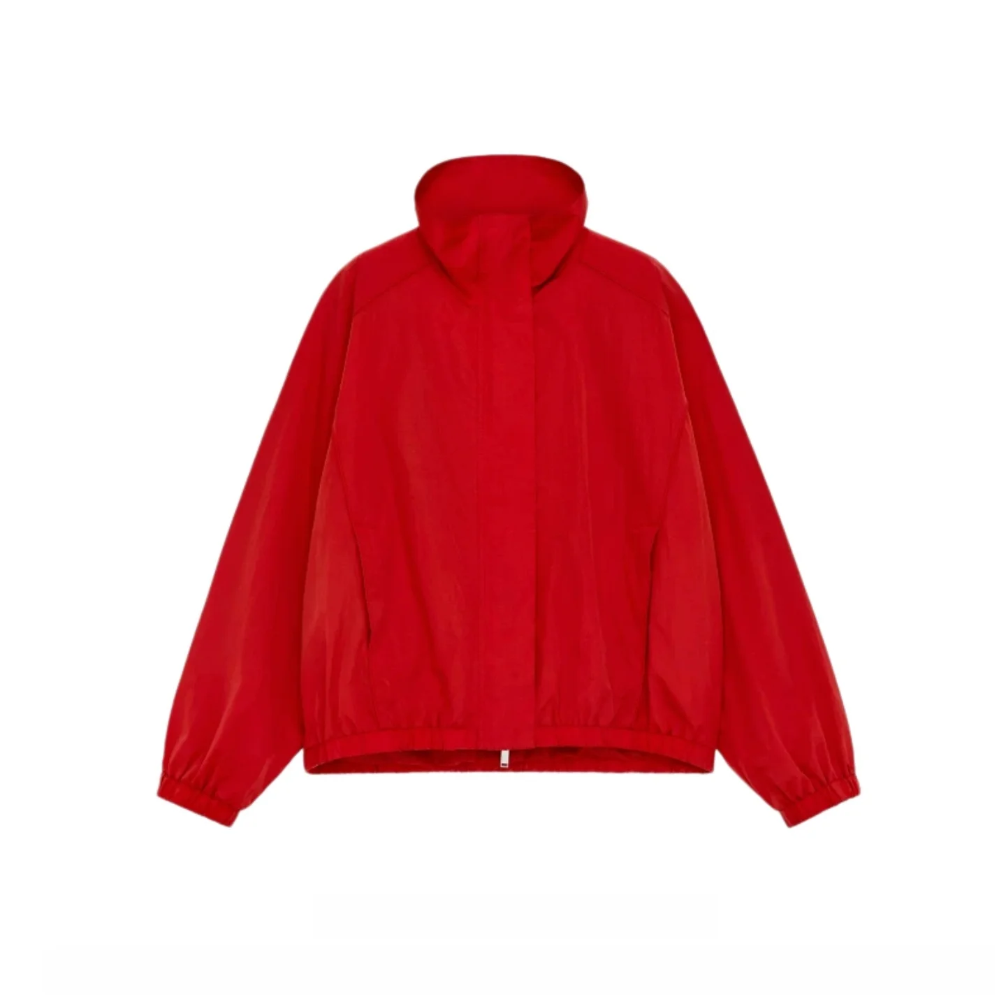 Chaqueta Harrington de Moda con Cierre y Cuello Alto, Estilo Casual para Mujer, Chaqueta Corta de Verano 2026, Manga Larga, O...