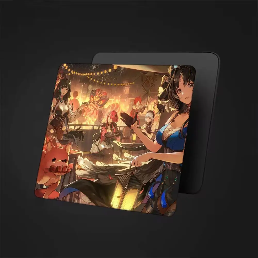 Gamer W-Wuthering WaveS Mouse Pad Cartoon rubber Small mouse pad desktop computer office keyboard e-sports ROGs game