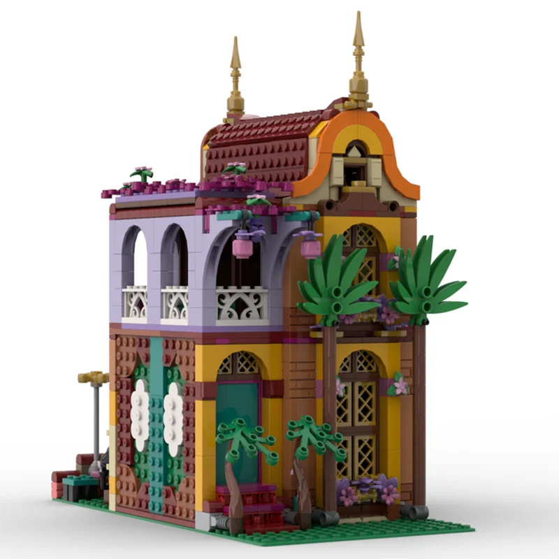 مدينة عرض الشارع نموذج Moc اللبنات مسحور منزل نموذج التكنولوجيا الطوب DIY بها بنفسك المشهد الشهير تجميع اللعب الهدايا