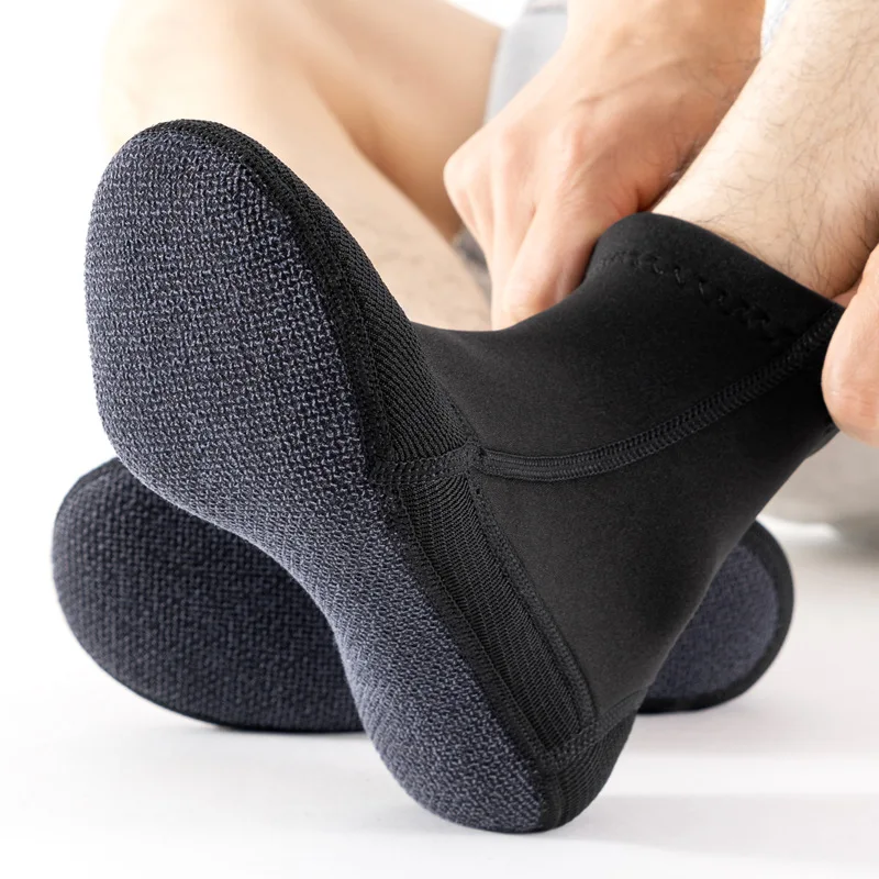 

Кевларовые носки для дайвинга 3 мм, мужские теплые носки для дайвинга и подводного плавания, износостойкие пляжные носки с защитой от порезов, обувь для дайвинга, женская обувь