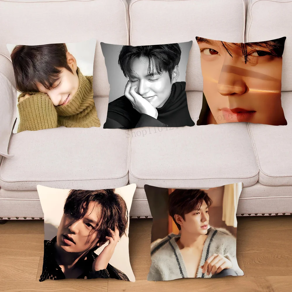 Lee Min Ho Whitepaper Pillow Case Square Pillow Bedroom Sofa Leisure Comfort Cushion Car Living Room Home Decoration