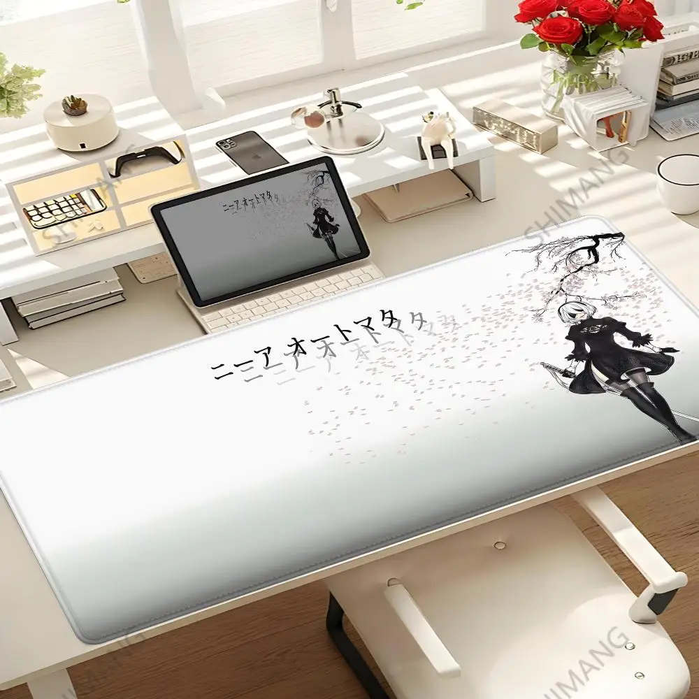 

Game N-NieR Automata Large Mouse Pad PC Computer Game 2B Mousepad Keyboard Desk Mats Office Rubber Anti-slip Mouse Mat