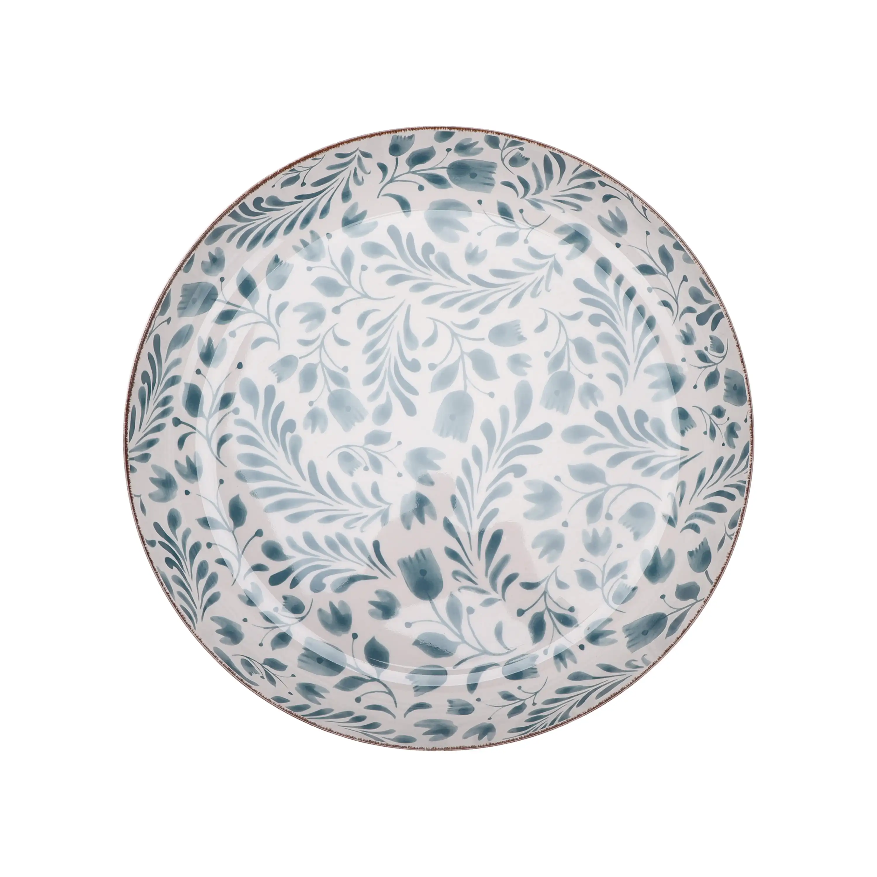 Better Homes & Gardens 대나무 멜라민 칩 및 딥 트레이, 블루