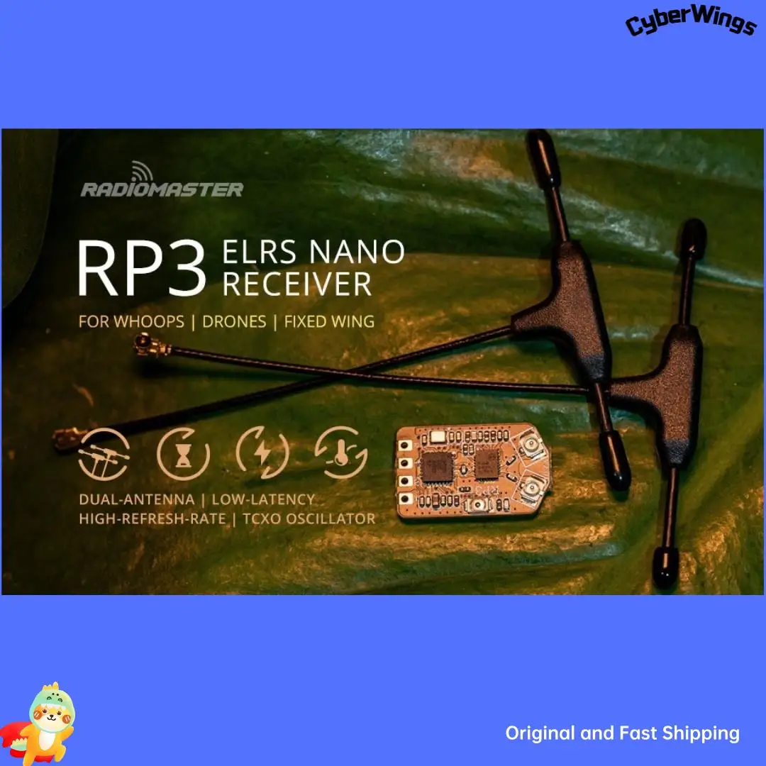 RadioMaster RP3 V2 ExpressLRS 2.4ghz Nano Receiver
