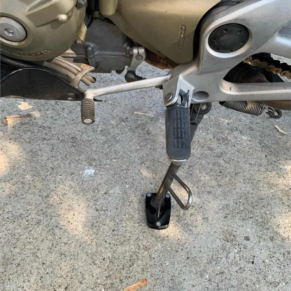 Kickstand da motocicleta Side Stand Extensão, Ampliar Placa, Pad Acessórios, Fit para Honda Varadero XL1000V 2003-2011 e 2010, XL 1000 V