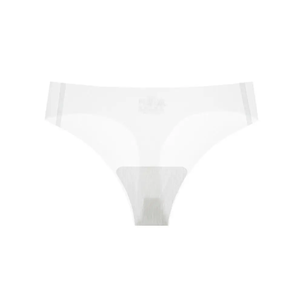 

Transparent Women's Summer Ice Silk Panties Traceless Low Waist Ice Silk Seamless Briefs Thong Underpants Yoga Fitness Girl