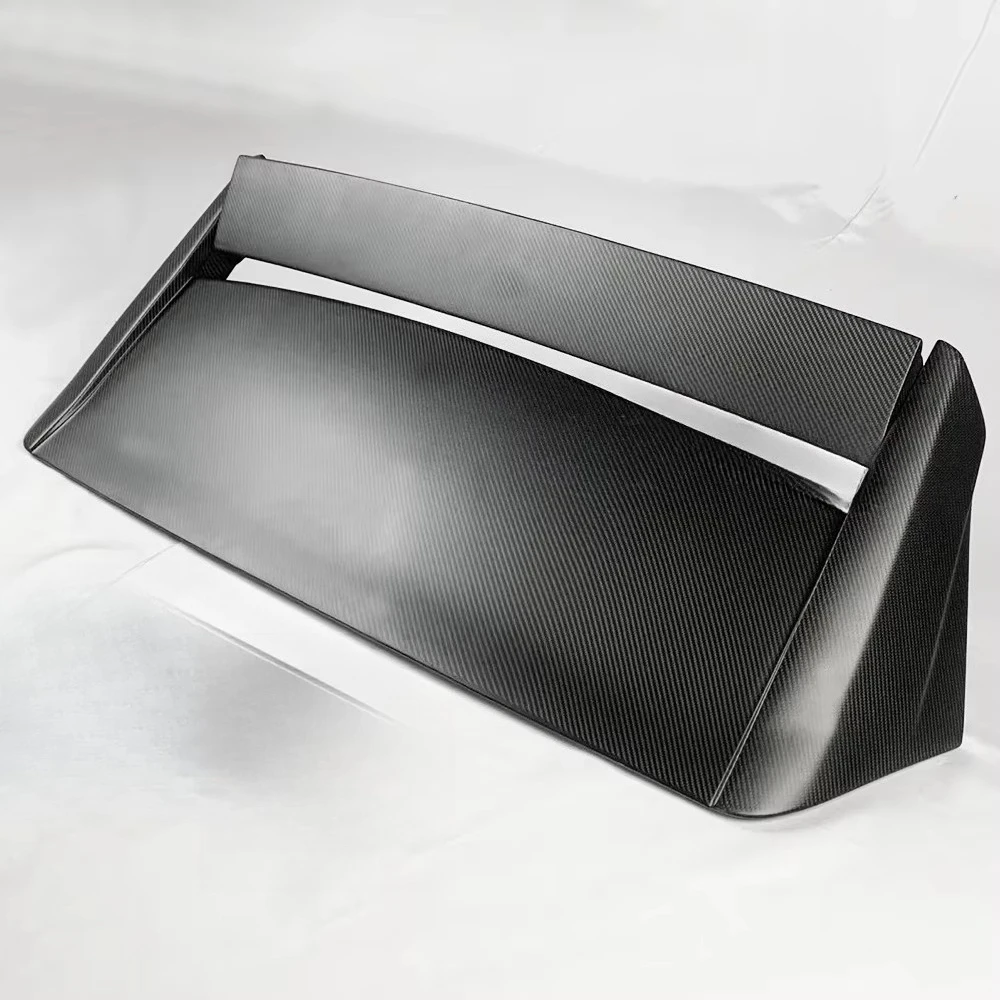 

For GR Yaris GXPA16 V-Type Matte Carbon Fiber Replacement Rear Rear Roof Spoiler Body Kit with Parts Test