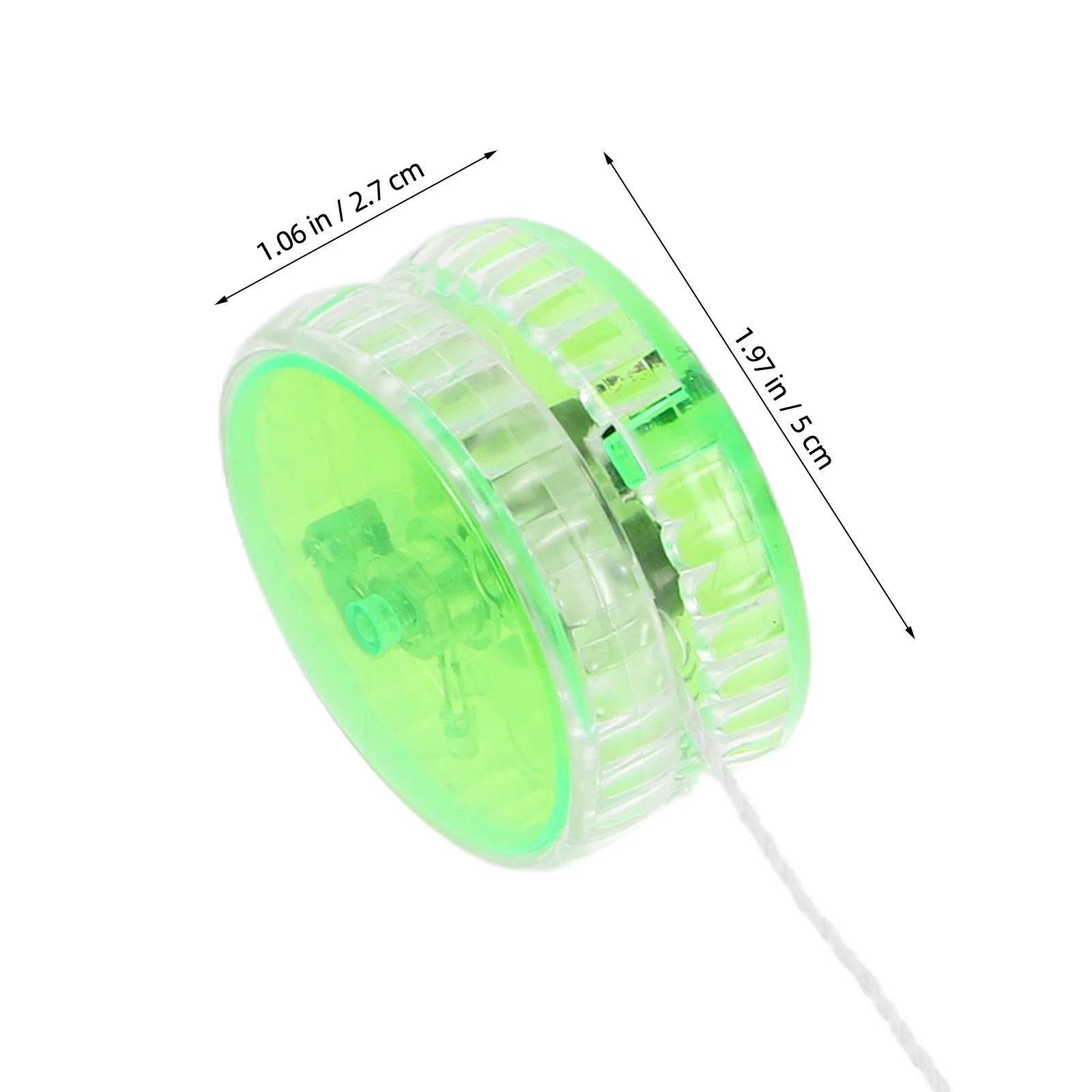 7 قطعة توهج اليو-يو LED تضيء كرات ليلة اللعب في الهواء الطلق متعة حفلة تفضل تطوير المهارات توهج كرات يويو طفل يو يو للأطفال