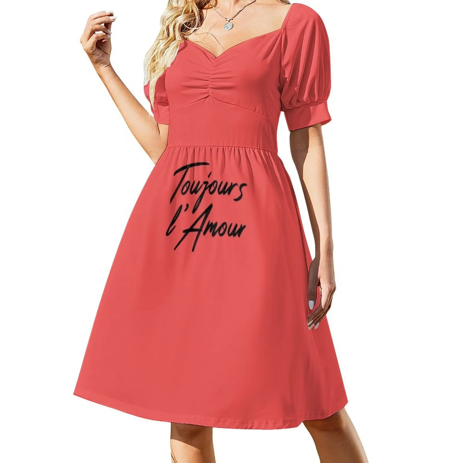 Valentine'S Day-Toujours L'Amour Women's Streetwear Party Dress Trendy Print Club Clothing For Female Love Valentines Day