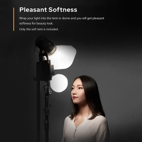 Imagen 2 del producto Kit de Difusor de Luz Lapgood ML-CD15 ML-CS1625 con 3 Adaptadores para Fotografía, Flash de Estudio, Retratos y Transmisión en Vivo