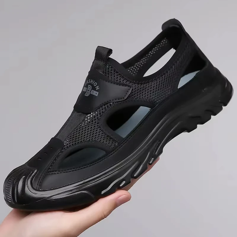 Verão antiderrapante leve sapatos esportivos casuais respirável masculino praia sapatos masculinos tênis casuais frete grátis sapatos