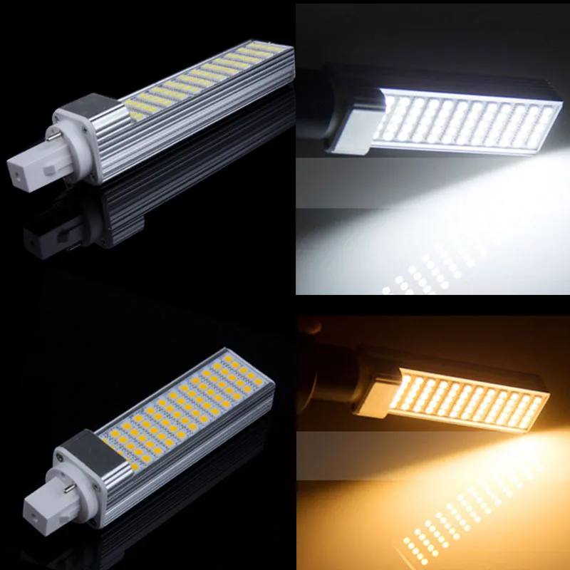 G23 G24 E27 5W 7W 9W 11W 13W 15W 85V-265V/AC Horizontal Plug lamp SMD5050 Bombillas LED PL Corn Bulb Spot light CE RoHS