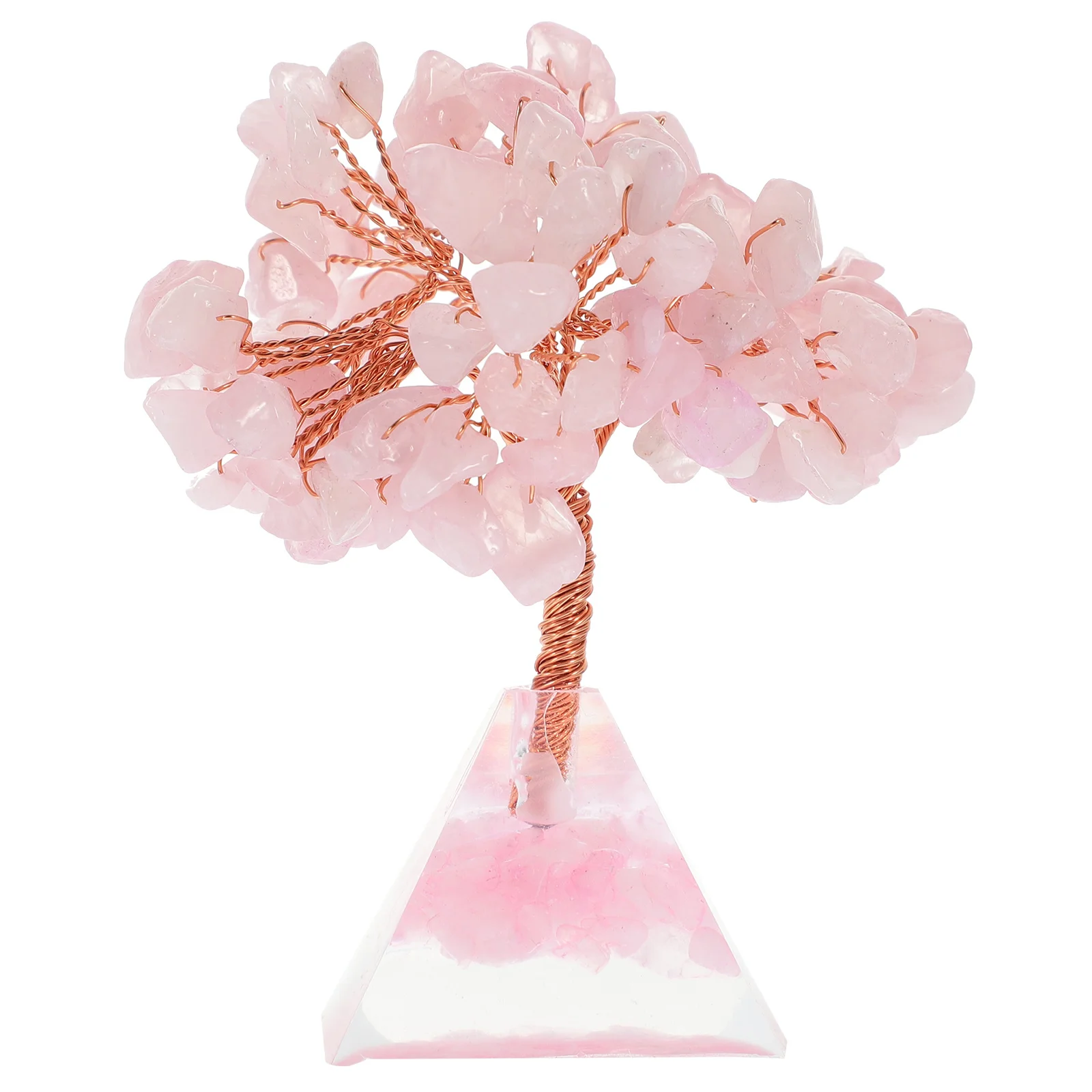 

Delicate Crystal Tree Decoration Exquisite Tabletop Ornament Desktop Home Decor Decorative Crystal Tree Adornment Gift Choice