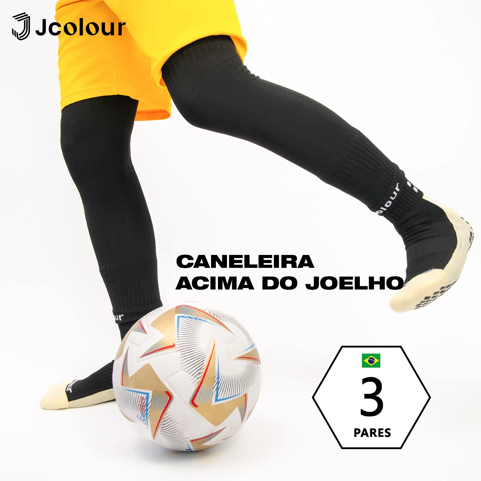 3 Pairs Compression Knee Sleeve Football Knee Pace Joint Protect Compressed Knee Pace Soothes Pain