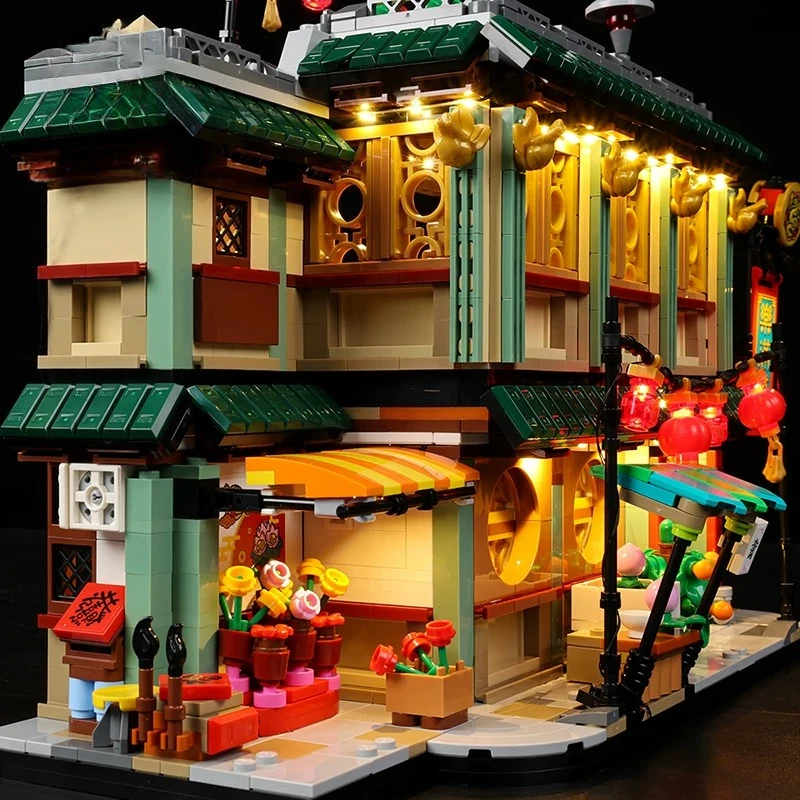 Набор светодиодного освещения, подходящий для конструктора LEGO Family Reunion Celebration 80113