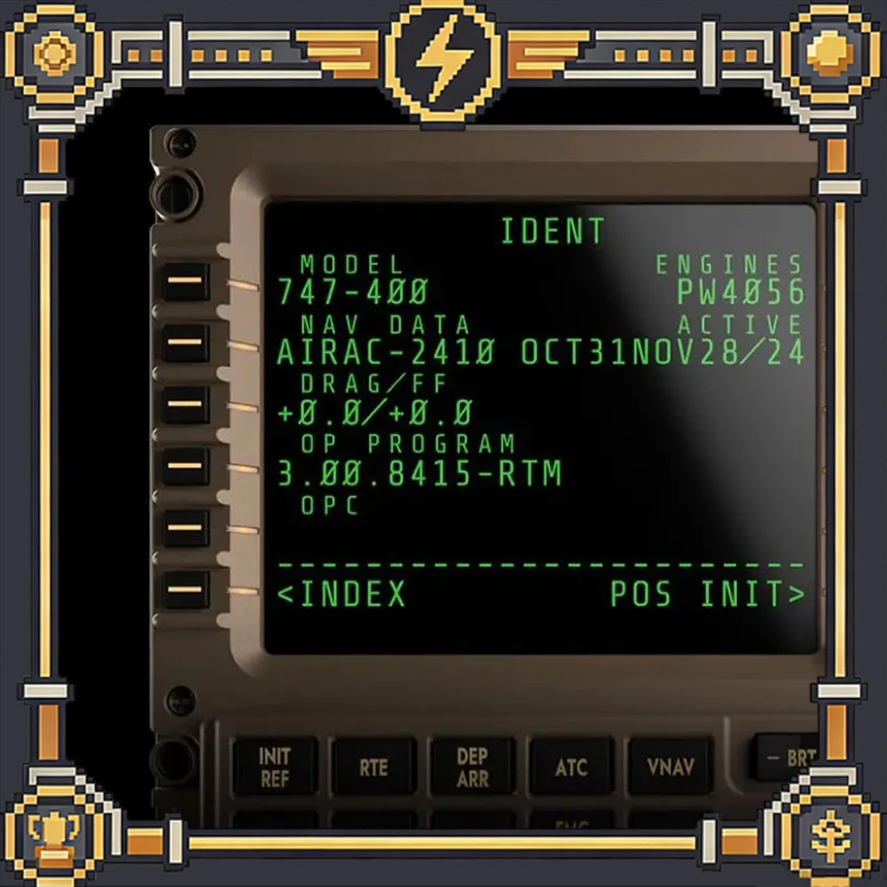 

Wing Sheng CDU PMDG Civil Aviation Control Panel PFP 4 Panel | Applicable to X-Plane MSFS Lux Auto Brightness