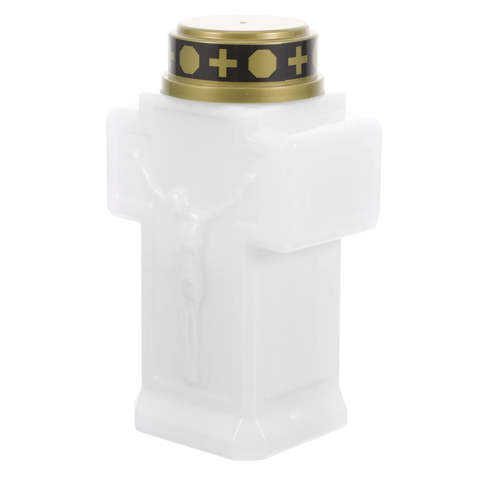 Commemorative Lamp Flameless Light for Grave Decorative Cemetery Garden Electric Outdoor Lamps Memorial Lantern