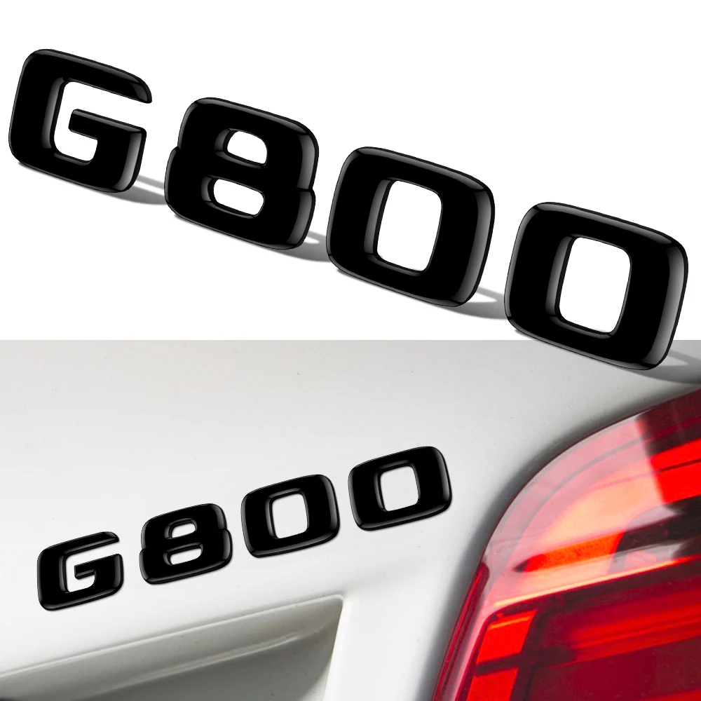 Car Trunk Emblem Rear Bumper Sticker For Mercedes Benz Brabus G-Class G900 G800 G880 Auto Badges Tailgate Logo Nameplate Sticker