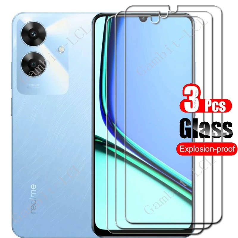 1-3PCS Tempered Glass For Realme Narzo N61 6.74