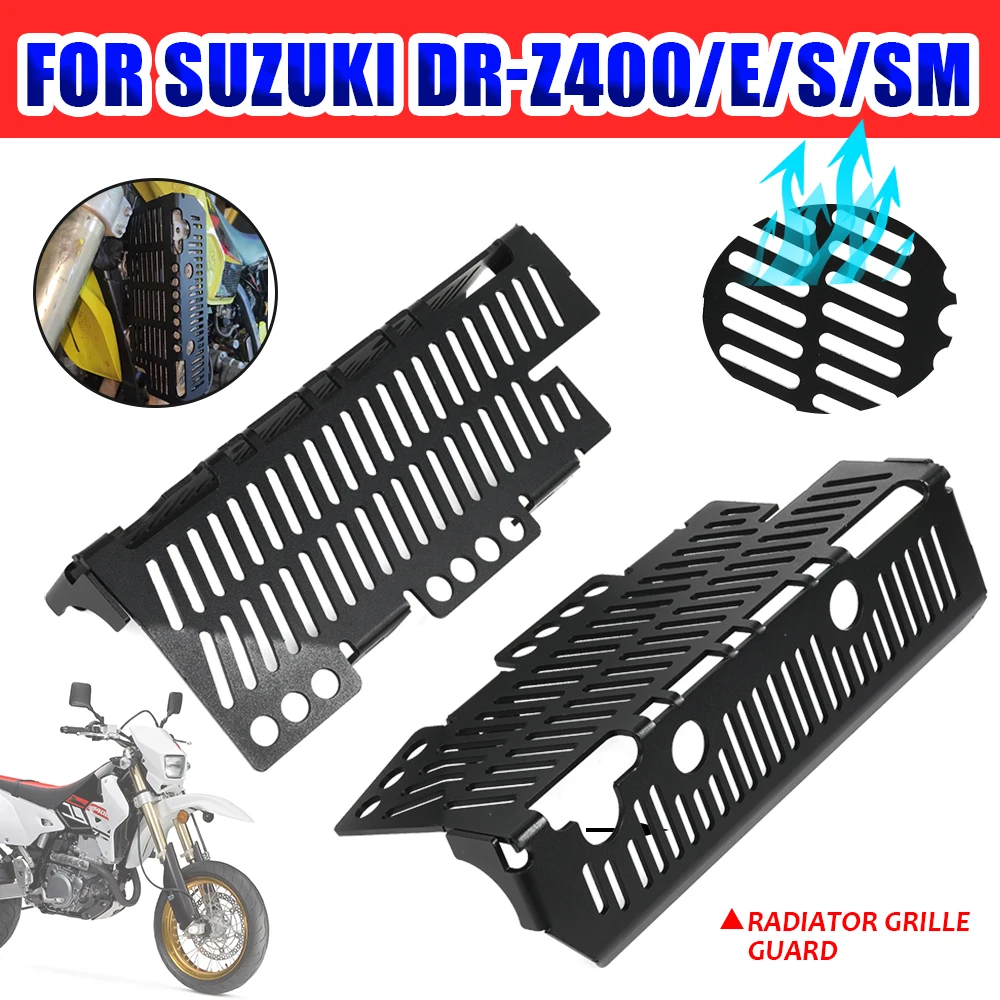 

For SUZUKI DRZ400SM DRZ400S DRZ400E DRZ 400 S DR-Z 400 E SM Motorcycle Accessories Radiator Cover Grille Guard Grill Protector