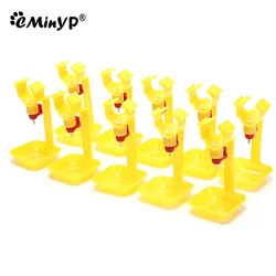 10pcs Ball Valve Chicken Hanging Drinking Cup Fully Automatic Bird Quail Poultry Drinking Fountains Farm Water Feeding Supplies