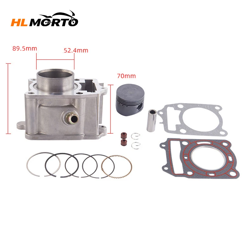 Motorcycle Cylinder Piston Ring Gasket Kit For Honda CH125 CH 125 CH150 CH 150 1983-1996 Elite 125 1984 52.4mm 57.4mm