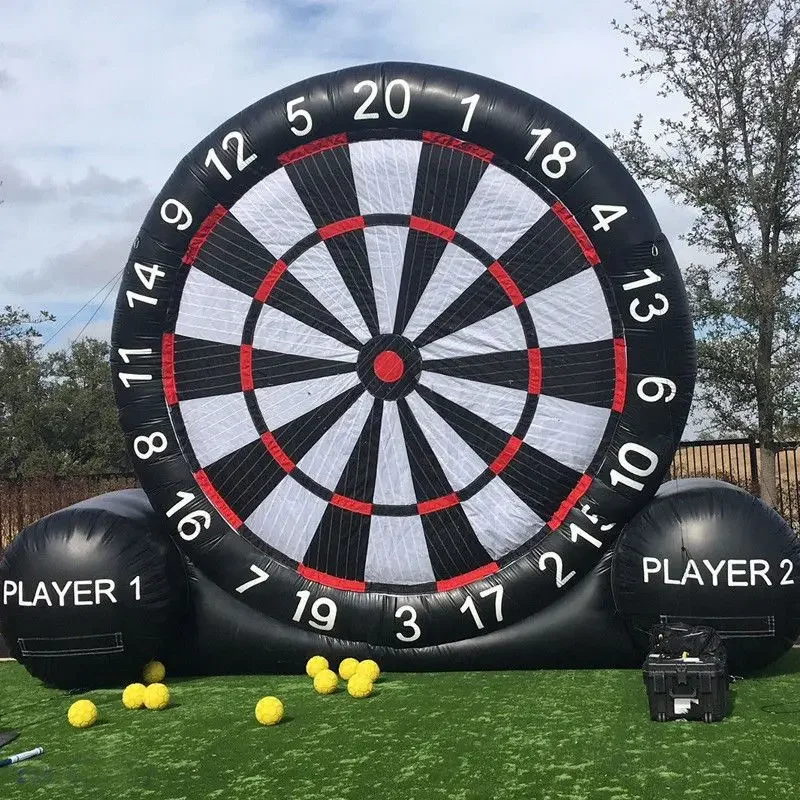 Inflatable Dart Giant Interactive Inflatable Human Sports Football Dartboard Soccer Darts Board Games