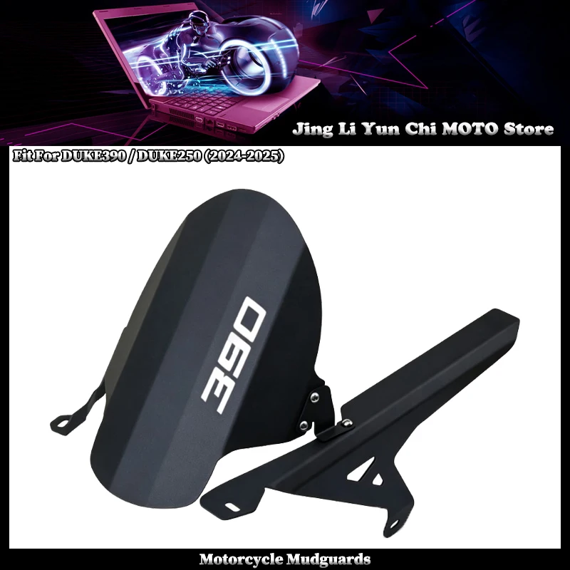 

Fit For KTM Duke 390 DUKE390 DUKE250 2024-2025 Motorcycle Accessories Rear Fender Mudguard Wheel Hugger Splash Guard CNC Bracket