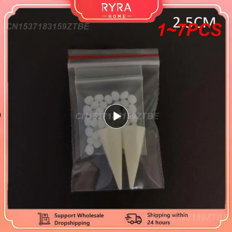 1~7PCS Halloween Decoration Vampire Teeth Fangs Dentures Props Halloween Cosplay Props False Fangs With Solid Glue Halloween