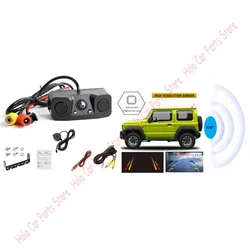 For JIMNY ACCESSORIES Reverse Camera with Radar and Buzzer for Suzuki Jimny JB74 JB64 JB74W JB64W