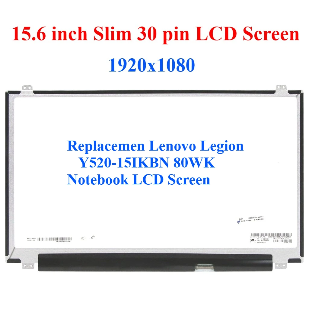 

Для ноутбука Lenovo Legion Y520-15IKBN 80WK L ЖК-экран