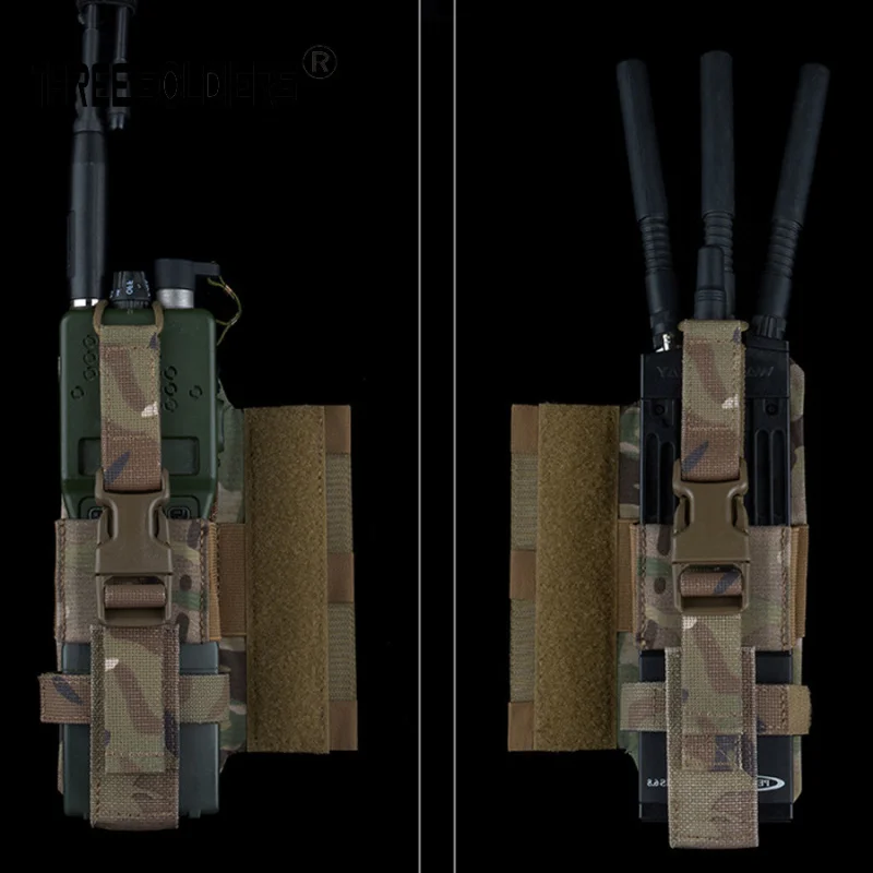 

Tactical vest chest mount with side expansion attachment152Portable walkie-talkie storage bag with interchangeable left and righ