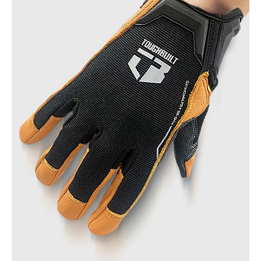 TOUGHBUILT TB-G04-L / TB-G04-XL Sheepskin Work Gloves Warm Touch Screen Leather Wearable Work Gloves Labor Protection