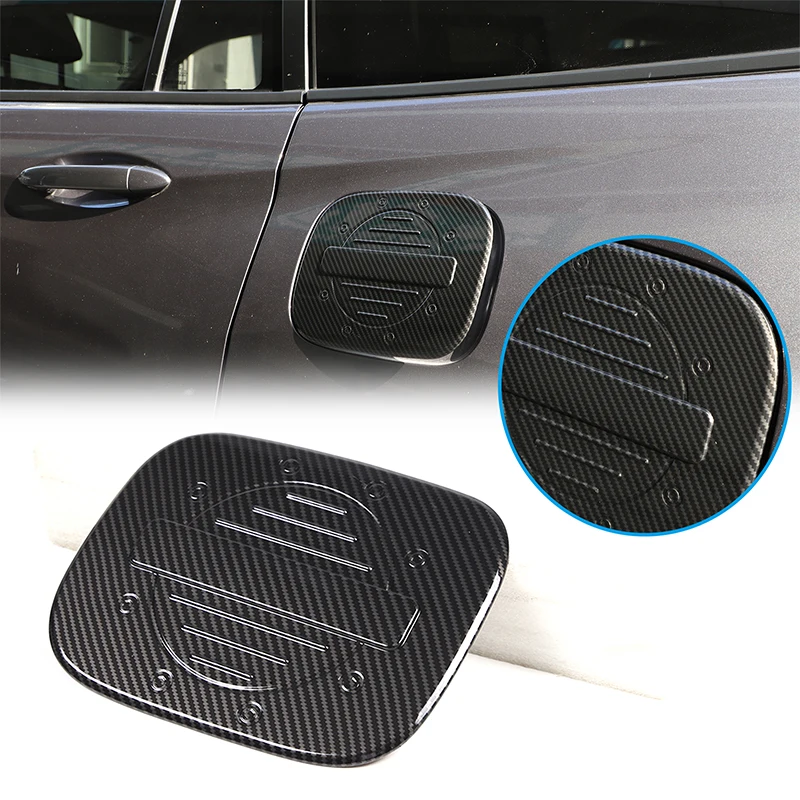 ABS Carbon Fiber/Matte Black For Honda Pilot 2015-2022 Car Fuel Filler Tank Cover Cap Decoration Stickers Accessories