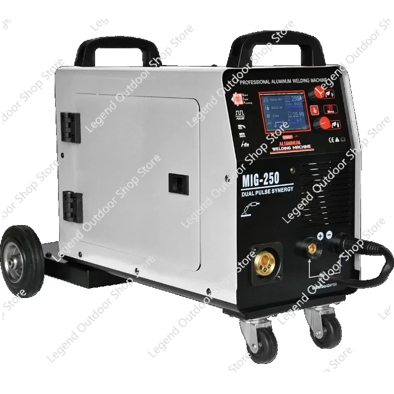 250DP 220V Single Phase Digital Signal Control Synergic Double Pulse Welding Mig MIG/TIG/MMA Multifunction Welder