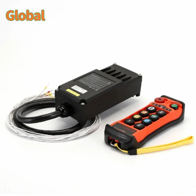 QA800 8 keys single speed Industrial Wireless Radio Crane Remote Control switches Hoist track Crane Lift Controller