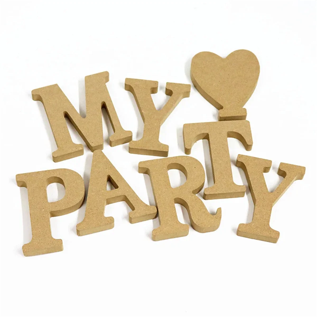 Collocation DIY Wooden Alphabet Letter Personalised Ornament Name Design for Wedding Birthday Party Home Decoration Craft Gift