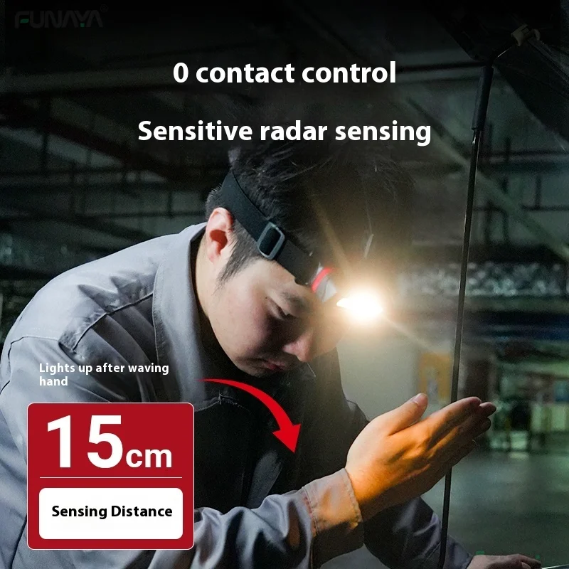 

Headlight with Intelligent Sensor | Super Bright Strong Light| Car Repair Automotive Detailing Paint Defect Detection Work Light
