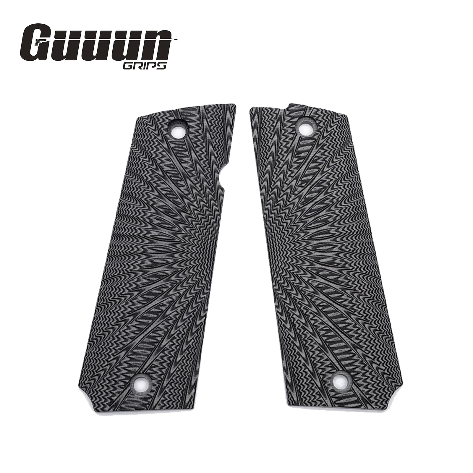 Guuun G10 Grips For Llama Max IX-A IX-B IXA IXB OPS Starburst Texture - 6 Color Options